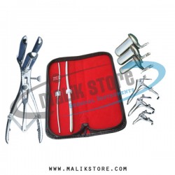 Hegar uterine dilator set 2pcs 3-4, 5-6, mathieu speculum, collin 3pcs, grave 3pcs